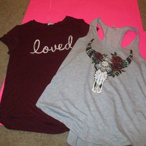 tank and tshirt